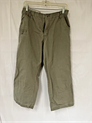 Pantalones informales/exterior COLUMBIA para mujer talla 12 caqui pierna recta envío gratuito Foto 1 de 4
