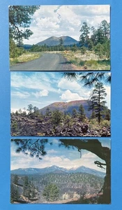 Sunset Crater National Monument Flagstaff Arizona Postkarte Lot 1950er - Bild 1 von 3