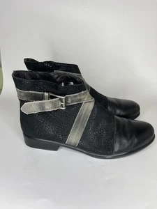 Stivaletti Naot donna taglia 42 US 11 neri in pelle con zip - Foto 1 di 13