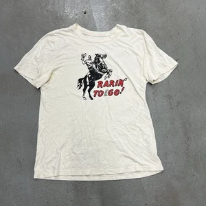 Women’s Imogene And Willie T Shirt Cowboy Rarin’ To Go Size Large - Picture 1 of 6