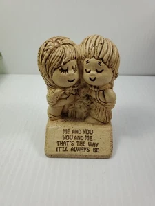 Vintage Paula 1970 Sillisculpts Figure Statue Me & You Friends Figure* 3 3/4" - Picture 1 of 9