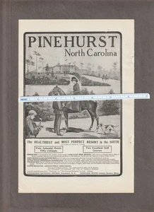 Revista Pinehurst Resort 1903 AD~Carolina del Norte~SANTA FE RAILROAD/CA. Limited - Imagen 1 de 2