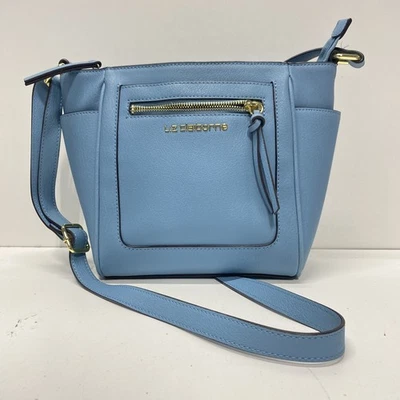 Cartera bandolera pequeña para mujer Liz Claiborne azul lisa RN93677 Foto 1 de 4