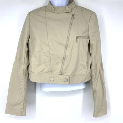 Chaqueta Moto Lafayette 148 Talla 8 Caqui Tostado Cremallera Foto 1 de 4