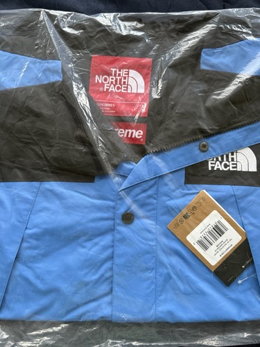 Giacca da montagna Supreme x The North Face SS24 blu sonico taglia media nuova