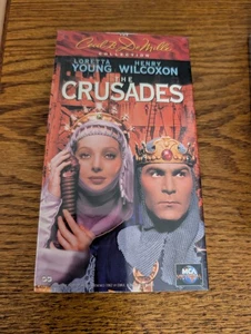 The Crusades (VHS, 1995) Loretta Young ~ Henry Wilcoxon - Picture 1 of 3