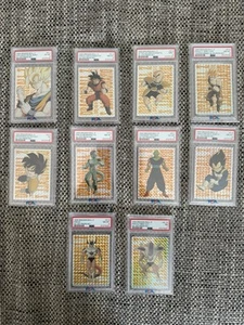 Dragonball Z Silver Prizm Set Komplett PSA - Bild 1 von 2