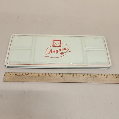 Juego de pintura acuarela vintage ANGORA de 36 colores en estaño sin usar difícil de encontrar plata dorada Foto 1 de 4