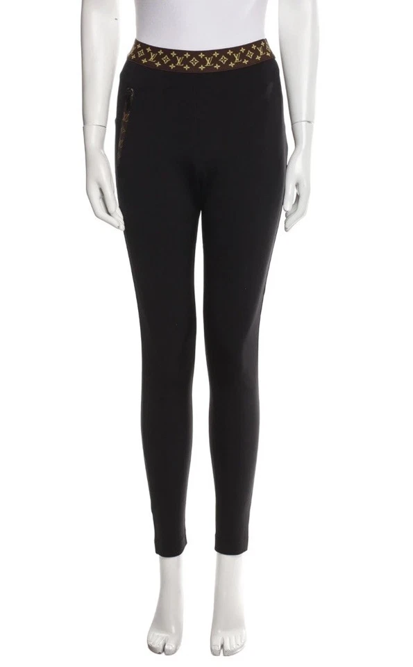 Черные брюки для подводного плавания Louis Vuitton с поясом LV FR36/US4 - Изображение 1 из 4