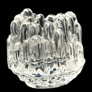 Kosta Boda POLAR ICE Goran Warff KRISTALL Kunst schwedisches Glas VOTIVHALTER - Bild 1 von 7