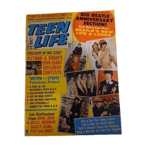 TEEN LIFE Magazine July 1966, Beatles, TV Batman & Robin, Much More - Picture 1 of 3
