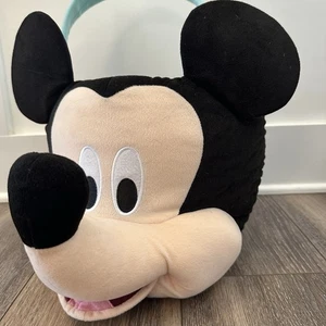 Disney Mickey Mouse Cabeza Peluche Cesta de Pascua / Cubo de Caramelos de Halloween Grande Azul - Imagen 1 de 7