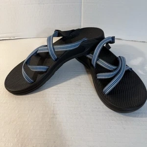 Chaco Womens Zong X Ecotread Slip On Slide Adjustable Sandals Blue Gorpcore 10 - Picture 1 of 19
