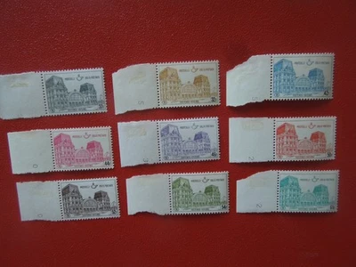 G6385   BELGIUM  1971   Mi  67 -75    RAILWAY PARCELS POSTOFFICES   MNH - Image 1 of 2