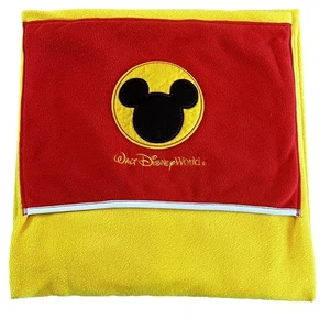 Walt Disney World Park Fleece Blanket 50X60" Pocket Mickey Mouse Throw - Picture 1 of 16