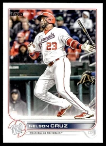 Actualización Topps 2022 Nelson Cruz Washington Nationals #US194 - Imagen 1 de 2