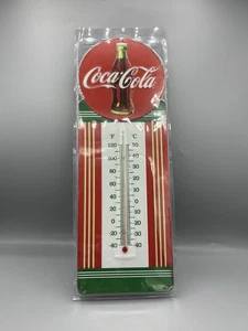 Coca-Cola Tin Thermometer Retro Style Reproduction - Picture 1 of 3