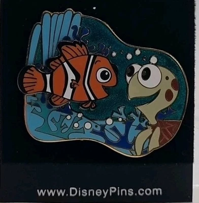 Pin Disney NEMO y SQUIRT Buscando a Nemo de 2006 Foto 1 de 3