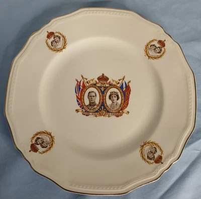 King George VI & Queen Elizabeth Royal Visit To Canada 1939 Commemorative Plate - Image 1 of 4
