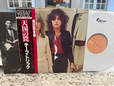 CHEAP TRICK HEAVEN TONIGHT EPIC  Japan NM- VINYL LP W/ OBI   SUPER NICE LOW$$$ - Image 1 of 4