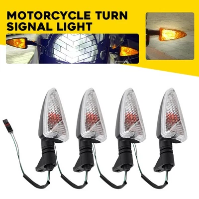 Luz indicadora intermitente intermitente de señal de giro 4 piezas para HP4 BMW S1000R S1000RR S1000XR EXC Foto 1 de 4