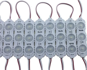 REXTiN 200pcs Super Bright 2835, 3 LED Module Sign Lights Waterproof (White) - Picture 1 of 9