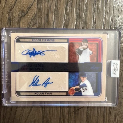 Béisbol Panini Three and Two 2025, Roger Clemens/Nolan Ryan doble automático. #26/32 Foto 1 de 2