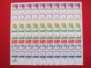 DOC Scott #1805-10 Carta Escrita 15¢ 1980 Hoja de 60 Estampillada sin montar o nunca montada XF - Imagen 1 de 6
