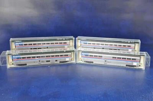 Kato Spur N 106-3510 Amtrak Phase II 4-wagen Superliner Personenwagen Set - Set A - Bild 1 von 2