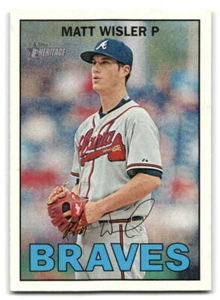 Matt Wisler 2016 Topps Heritage #98 Atlanta Braves BASEBALL - Picture 1 of 2