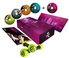 Zumba Fitness Exhilarate Body Shaping 5 DVD Complete Set Guide 2 Toning Sticks
