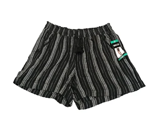 Briggs Womens XL Stretch Shorts New With Tags Black And White Striped - Picture 1 of 10