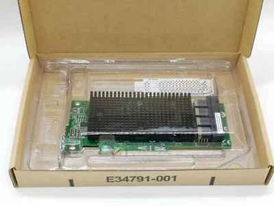 Tarjeta Controladora LSI 9400-16i 12Gbps Tri-Modo SAS SATA NVMe HBA P24 Modo IT ZFS Foto 1 de 4