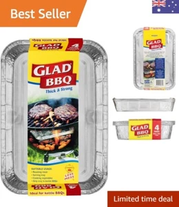 BBQ Tray Essentials: Spill-Catching, Disposable Trays - Perfect for Gatherings - Picture 1 of 8
