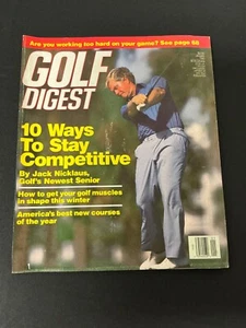 January 1990 Golf Digest Magazine Jack Nicklaus cover - Picture 1 of 4