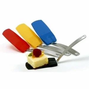 Norpro 18/10 Stainless Steel Heat-Resistant Flexible Nylon Head Mini Spatulas - Picture 1 of 6