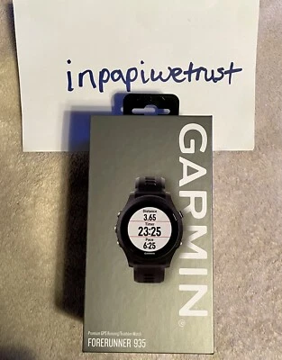 Garmin Forerunner 935 GPS Watch - Black SEALED IN HAND FAST FREE SHIP! - Image 1 of 4