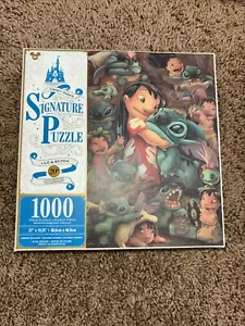 Disney Parks Lilo & Stitch 20th Anniversary 1000 Piece Signature Puzzle NEW - Picture 1 of 2