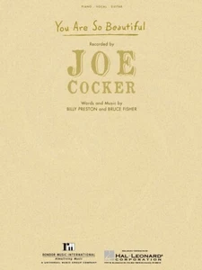 You Are So Beautiful Sheet Music Piano Vocal Joe Cocker NEW 000352294 - Picture 1 of 1