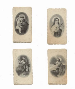 Lot of 4 1942 Funeral Prayer Cards-Jesus-St Theresa-St Anthony Padua-Gethsemane - Picture 1 of 5