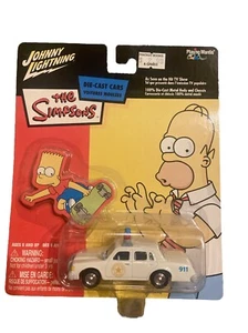 Johnny Lightning The Simpsons Chief Wiggum's Police Cruiser Die-cast cars Krusty - Picture 1 of 4