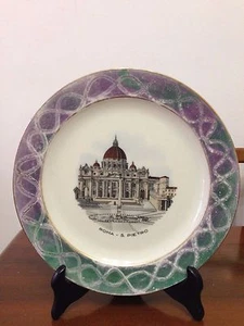 Piatto del buon ricordo Souvenir Roma San Pietro Swisse Langethai 57 numer. 25 - Picture 1 of 1