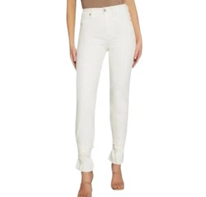 Good American White Good Boy Ankle Wrap Hi Rise Curvy Casual Jeans Size 26 - Picture 1 of 10