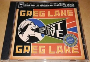 GREG LAKE-GREATEST HITS LIVE-CD-(Prog Rock,King Crimson,Emerson,Lake & Palmer) - Picture 1 of 2