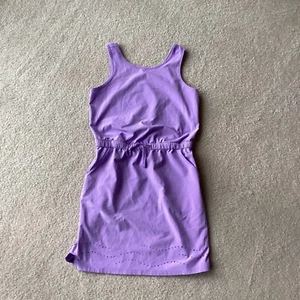ALL IN MOTION GIRLS DRESS, 6-6X, LILAC PURPLE, LIGHTWEIGHT, SLEEVELESS,COMFY - Picture 1 of 4