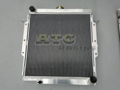 Radiador de aluminio para Toyota Land Cruiser serie 75 HZJ75 1HZ manual 1990-2001 Foto 1 de 4