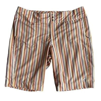 Bermudas de tenis de golf a rayas elásticas 4 All By JOFIT para mujer talla 14 Foto 1 de 4