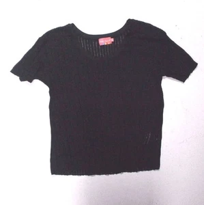 Little Marcel Linen T-Shirt Size M Top Black - Picture 1 of 2