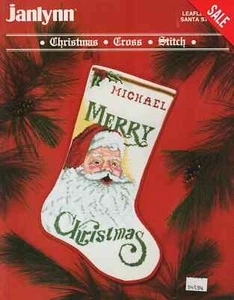 Santa Stocking by JanLynn cross stitch pattern - Picture 1 of 1