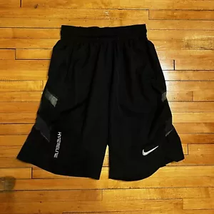 Men's Nike Dri-Fit Running Athletic Shorts Sz small Black Pockets hyperelite - Picture 1 of 5